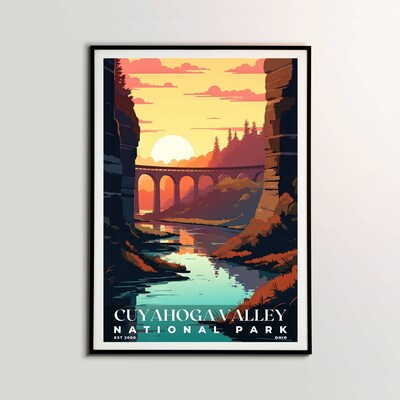 Cuyahoga Valley National Park Poster, Travel Art, Office Poster, Home Decor | S3 - image2